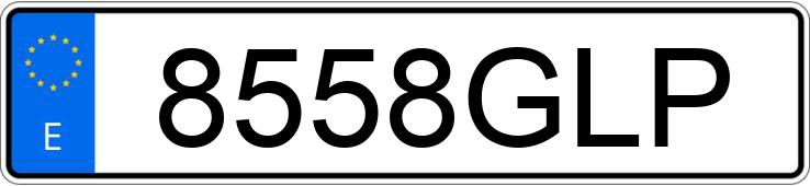 Numer rejestracyjny 8558GLP posiada BMW SERIE 5