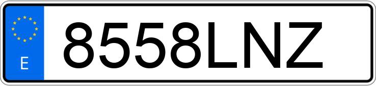 Numer rejestracyjny 8558LNZ posiada PEUGEOT 3008 Numer rejestracyjny 8558LNZ posiada PEUGEOT 3008