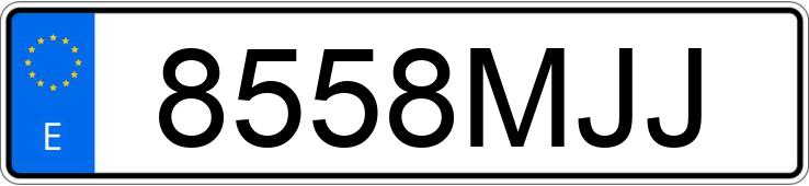 Numer rejestracyjny 8558MJJ posiada BMW SERIE 5
