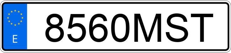 Numer rejestracyjny 8560MST posiada HYUNDAI I10