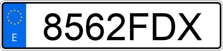 Numer rejestracyjny 8562FDX posiada RENAULT CLIO Numer rejestracyjny 8562FDX posiada RENAULT CLIO