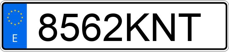 Numer rejestracyjny 8562KNT posiada MERCEDES E (212-207) Numer rejestracyjny 8562KNT posiada MERCEDES E (212-207)