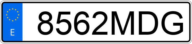 Numer rejestracyjny 8562MDG posiada MERCEDES VITO Numer rejestracyjny 8562MDG posiada MERCEDES VITO