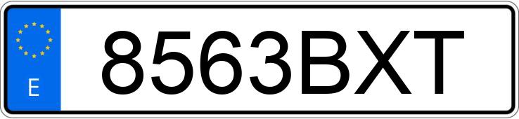 Numer rejestracyjny 8563BXT posiada HYUNDAI ATOS