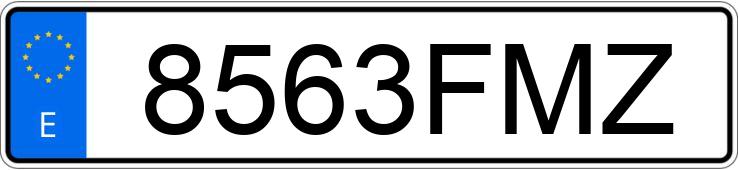 Il numero di registrazione 8563FMZ ha FORD FOCUS