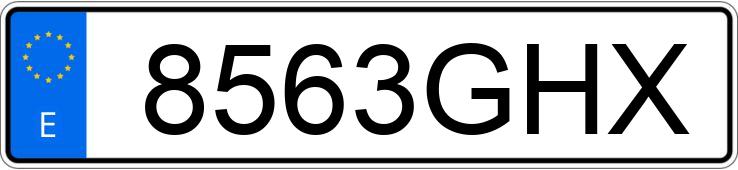 Numer rejestracyjny 8563GHX posiada PORSCHE 911 Numer rejestracyjny 8563GHX posiada PORSCHE 911