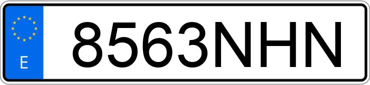 Numer rejestracyjny 8563NHN posiada AUDI Q3