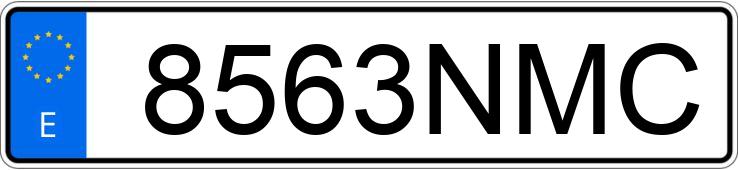 Numer rejestracyjny 8563NMC posiada AUDI A6