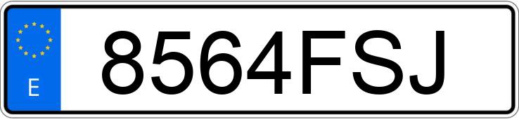 Numer rejestracyjny 8564FSJ posiada AUDI A4 Numer rejestracyjny 8564FSJ posiada AUDI A4