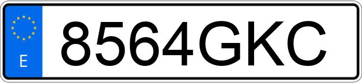 Numer rejestracyjny 8564GKC posiada FORD COUGAR