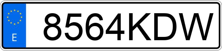 Registreringsnummeret 8564KDW har CHEVROLET-GM CAMARO Registreringsnummeret 8564KDW har CHEVROLET-GM CAMARO