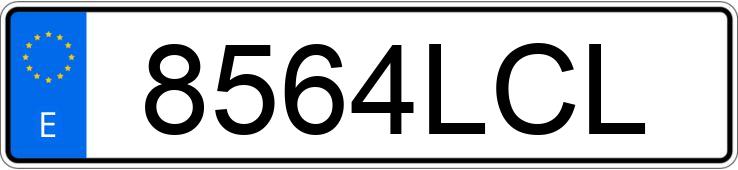Numer rejestracyjny 8564LCL posiada DACIA DUSTER