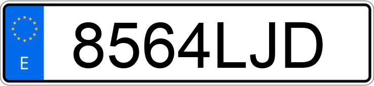 Numer rejestracyjny 8564LJD posiada MERCEDES GLC (253)