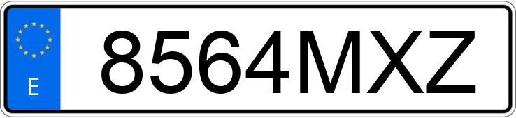 Numer rejestracyjny 8564MXZ posiada AUDI A5