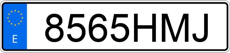 Numer rejestracyjny 8565HMJ posiada VOLKSWAGEN GOLF