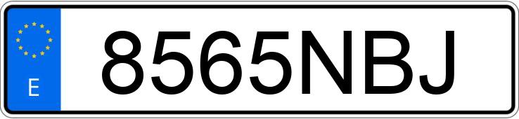 Numer rejestracyjny 8565NBJ posiada CUPRA TERRAMAR