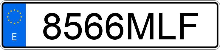 Registreringsnummeret 8566MLF har KIA SPORTAGE