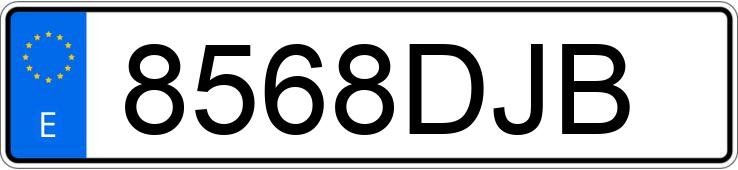 Numer rejestracyjny 8568DJB posiada OPEL ASTRA