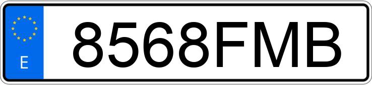 Numer rejestracyjny 8568FMB posiada VOLKSWAGEN GOLF