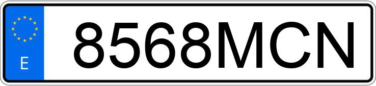 Numer rejestracyjny 8568MCN posiada VOLKSWAGEN T-ROC