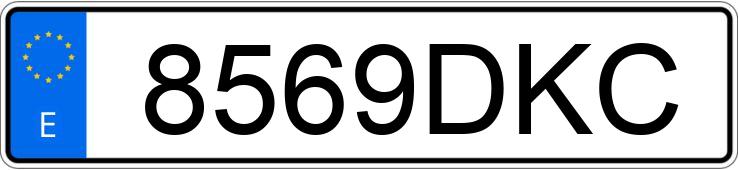 Numer rejestracyjny 8569DKC posiada BMW SERIE 3 E46 320 D