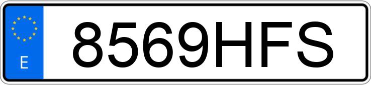 Registreringsnummeret 8569HFS har VOLKSWAGEN TIGUAN