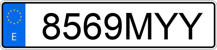 Numer rejestracyjny 8569MYY posiada MAN TGE