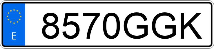 Numer rejestracyjny 8570GGK posiada HYUNDAI I30