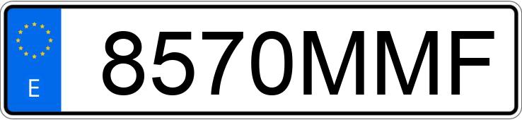 Numer rejestracyjny 8570MMF posiada SKODA KODIAQ