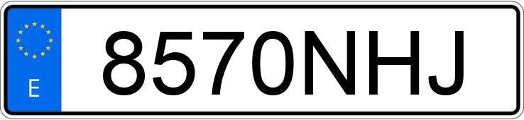 Numer rejestracyjny 8570NHJ posiada FORD FIESTA Numer rejestracyjny 8570NHJ posiada FORD FIESTA