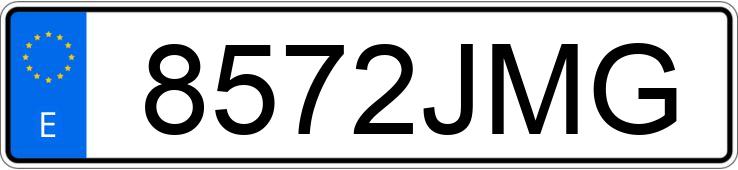 Numer rejestracyjny 8572JMG posiada SKODA YETI