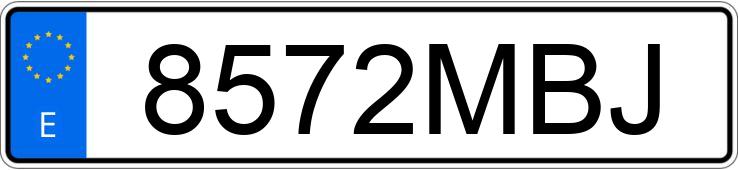 Numer rejestracyjny 8572MBJ posiada HYUNDAI I30