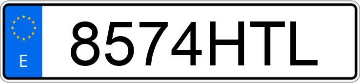 Numer rejestracyjny 8574HTL posiada FORD TRANSIT