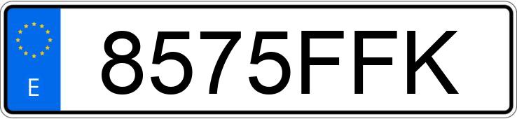 Numer rejestracyjny 8575FFK posiada CITROEN C4