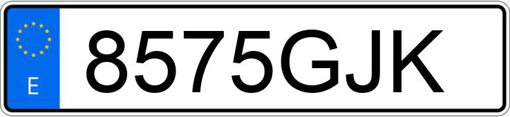 Numer rejestracyjny 8575GJK posiada VOLKSWAGEN PASSAT Numer rejestracyjny 8575GJK posiada VOLKSWAGEN PASSAT