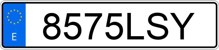 Numer rejestracyjny 8575LSY posiada KIA CEED TOURER