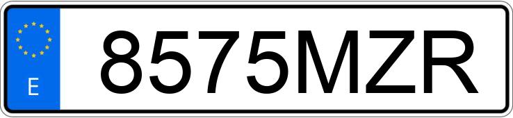 Numer rejestracyjny 8575MZR posiada RENAULT KANGOO Numer rejestracyjny 8575MZR posiada RENAULT KANGOO