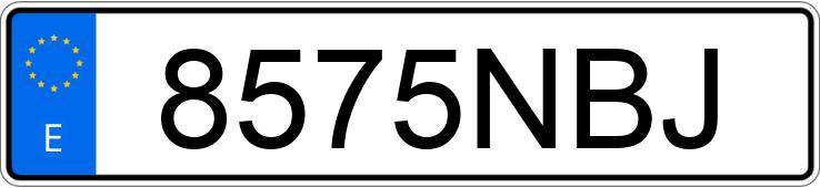 Numer rejestracyjny 8575NBJ posiada AUDI A5