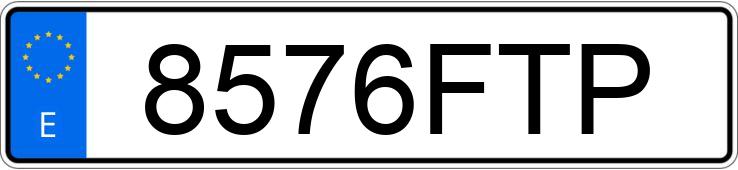 Numer rejestracyjny 8576FTP posiada BMW SERIE 5 Numer rejestracyjny 8576FTP posiada BMW SERIE 5