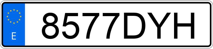 Numer rejestracyjny 8577DYH posiada FORD FOCUS