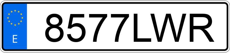Numer rejestracyjny 8577LWR posiada RENAULT MEGANE