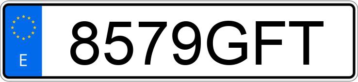 Numer rejestracyjny 8579GFT posiada RENAULT MEGANE Numer rejestracyjny 8579GFT posiada RENAULT MEGANE