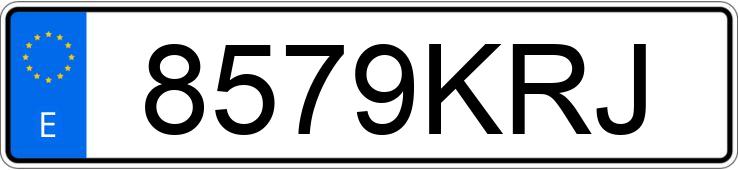 Numer rejestracyjny 8579KRJ posiada MERCEDES A (177)