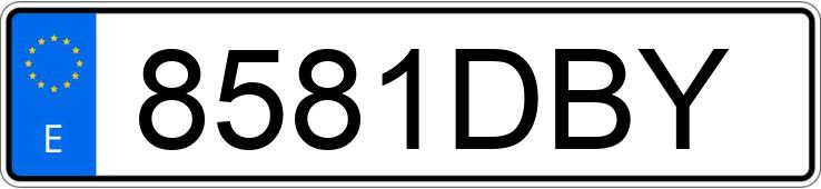 Numer rejestracyjny 8581DBY posiada RENAULT CLIO Numer rejestracyjny 8581DBY posiada RENAULT CLIO