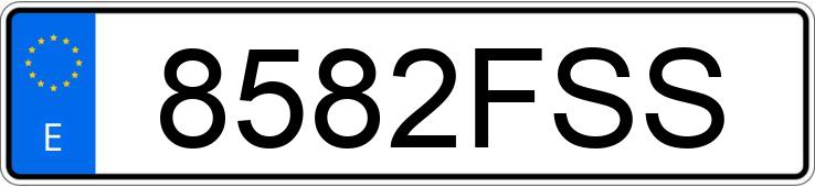 Numer rejestracyjny 8582FSS posiada RENAULT MEGANE