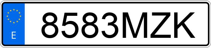 Numer rejestracyjny 8583MZK posiada AUDI A7 SPORTBACK Numer rejestracyjny 8583MZK posiada AUDI A7 SPORTBACK