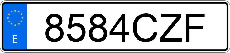 Numer rejestracyjny 8584CZF posiada CITROEN XSARA Numer rejestracyjny 8584CZF posiada CITROEN XSARA
