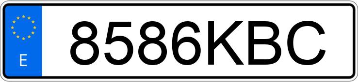 Numer rejestracyjny 8586KBC posiada NISSAN QASHQAI Numer rejestracyjny 8586KBC posiada NISSAN QASHQAI