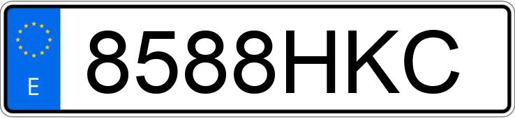 Numer rejestracyjny 8588HKC posiada FORD FIESTA Numer rejestracyjny 8588HKC posiada FORD FIESTA