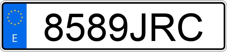Numer rejestracyjny 8589JRC posiada ABARTH 500 Numer rejestracyjny 8589JRC posiada ABARTH 500